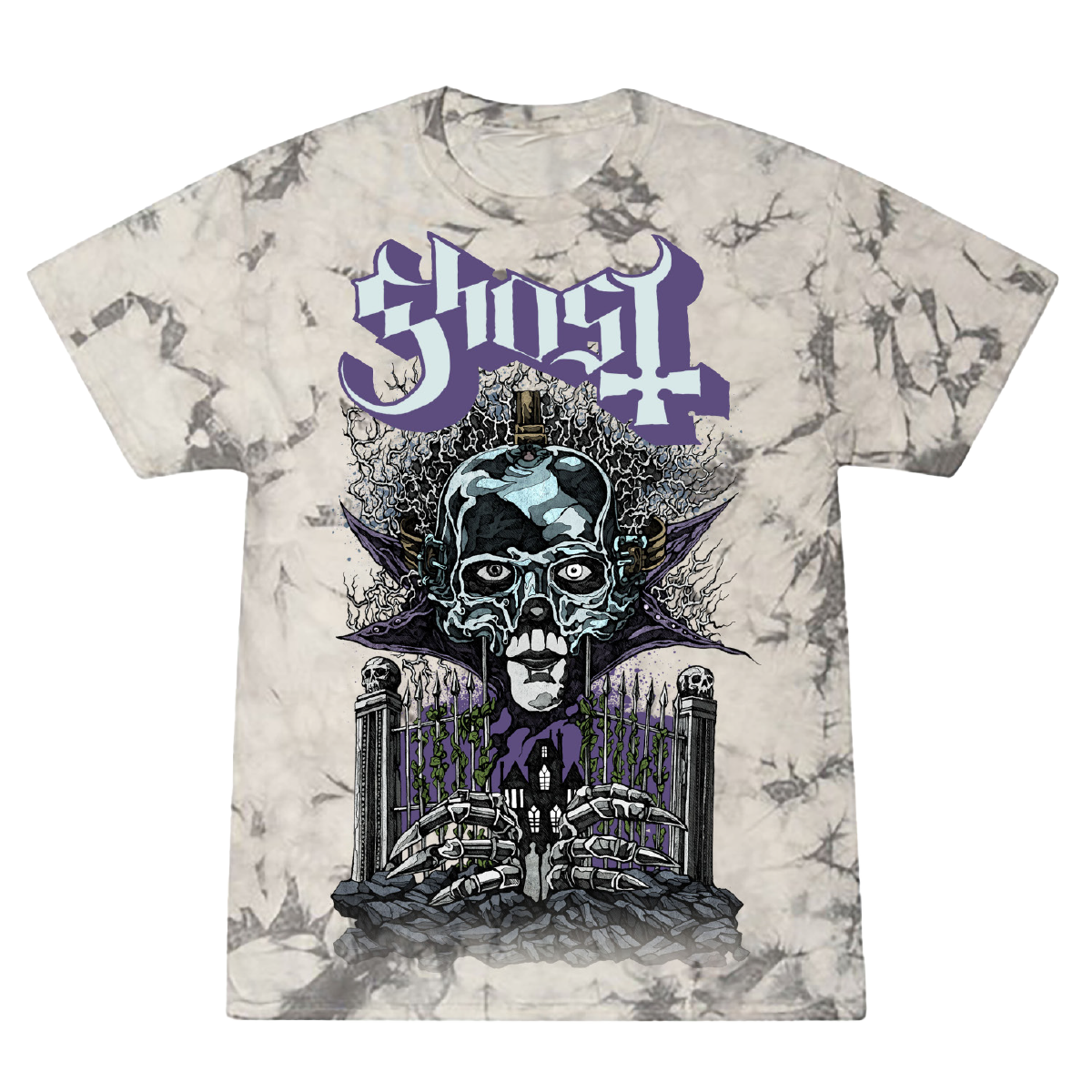 At The Gates Crystal Wash Tee