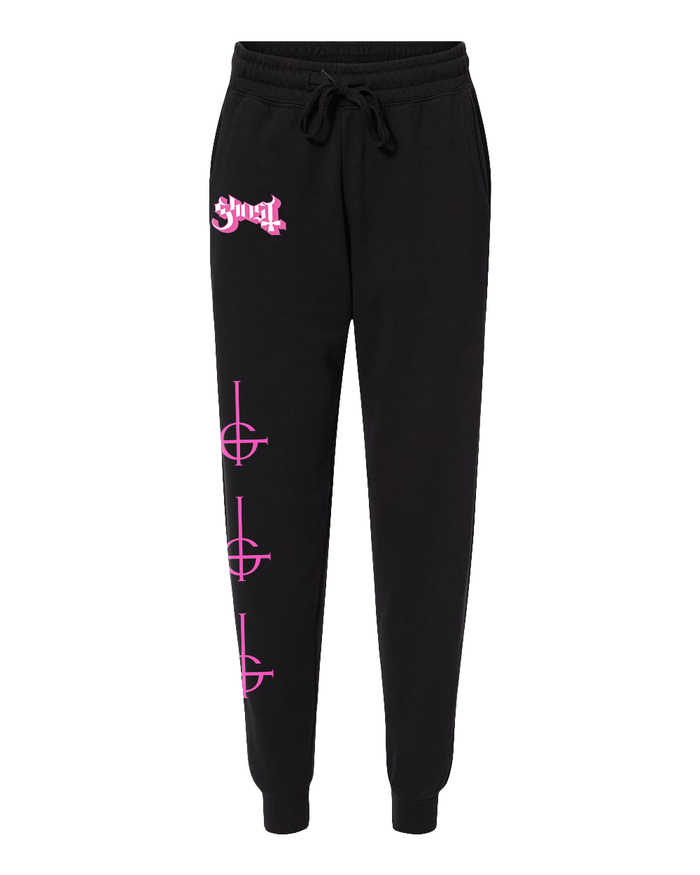 Sweatpants with designs on the front sale