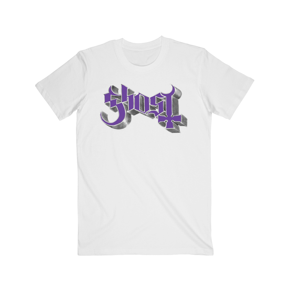 Chrome Purple Skeletá Tee