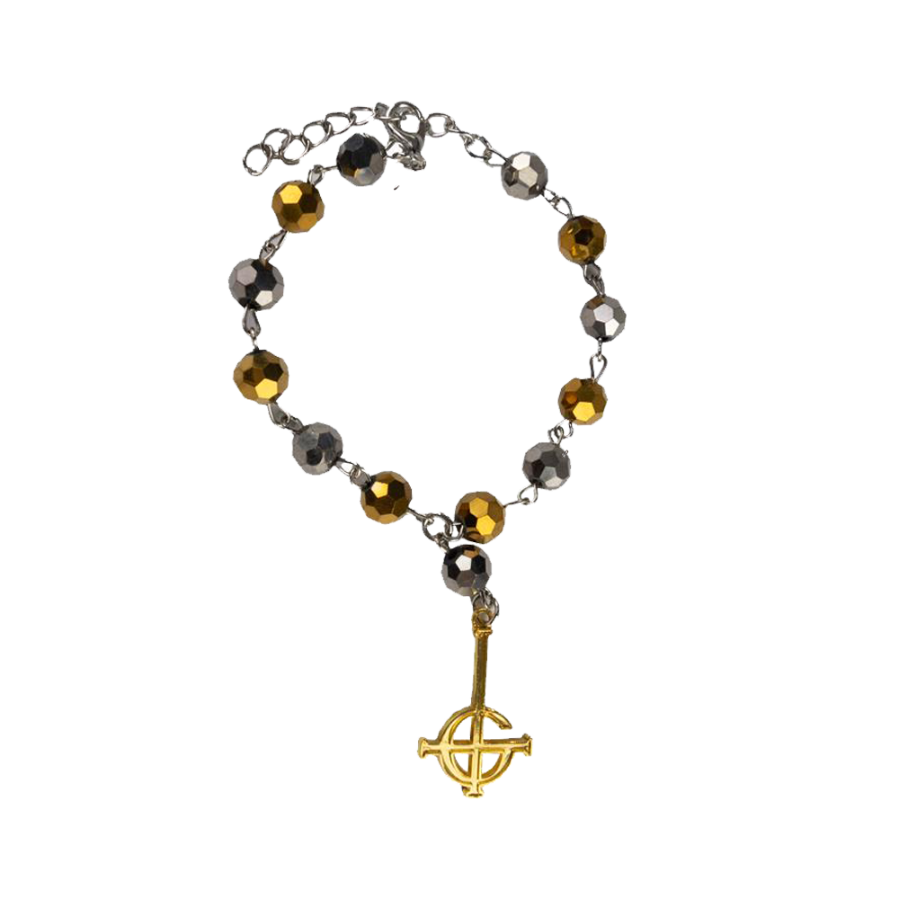 Grucifix Rosary & Bracelet Set