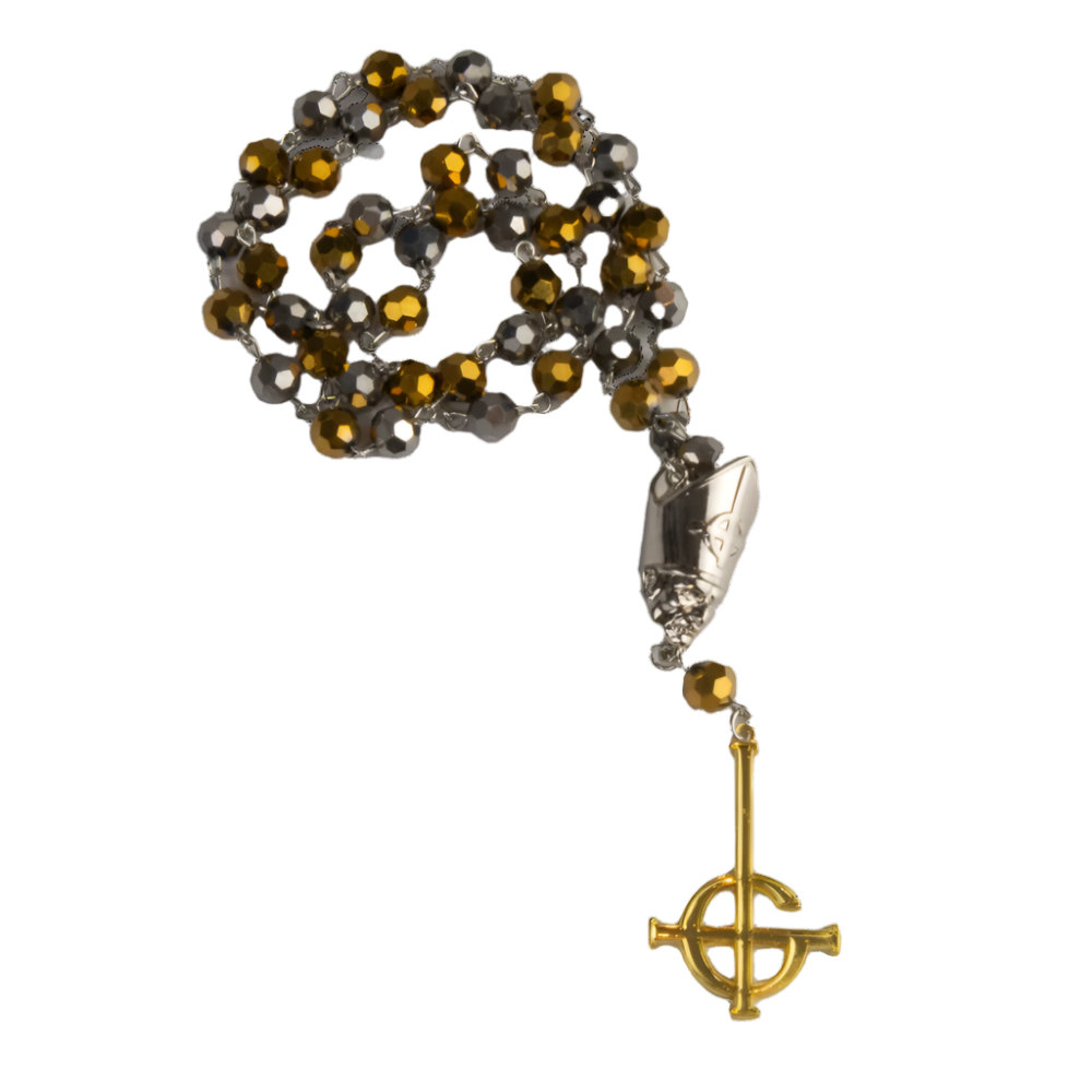 Grucifix Rosary & Bracelet Set