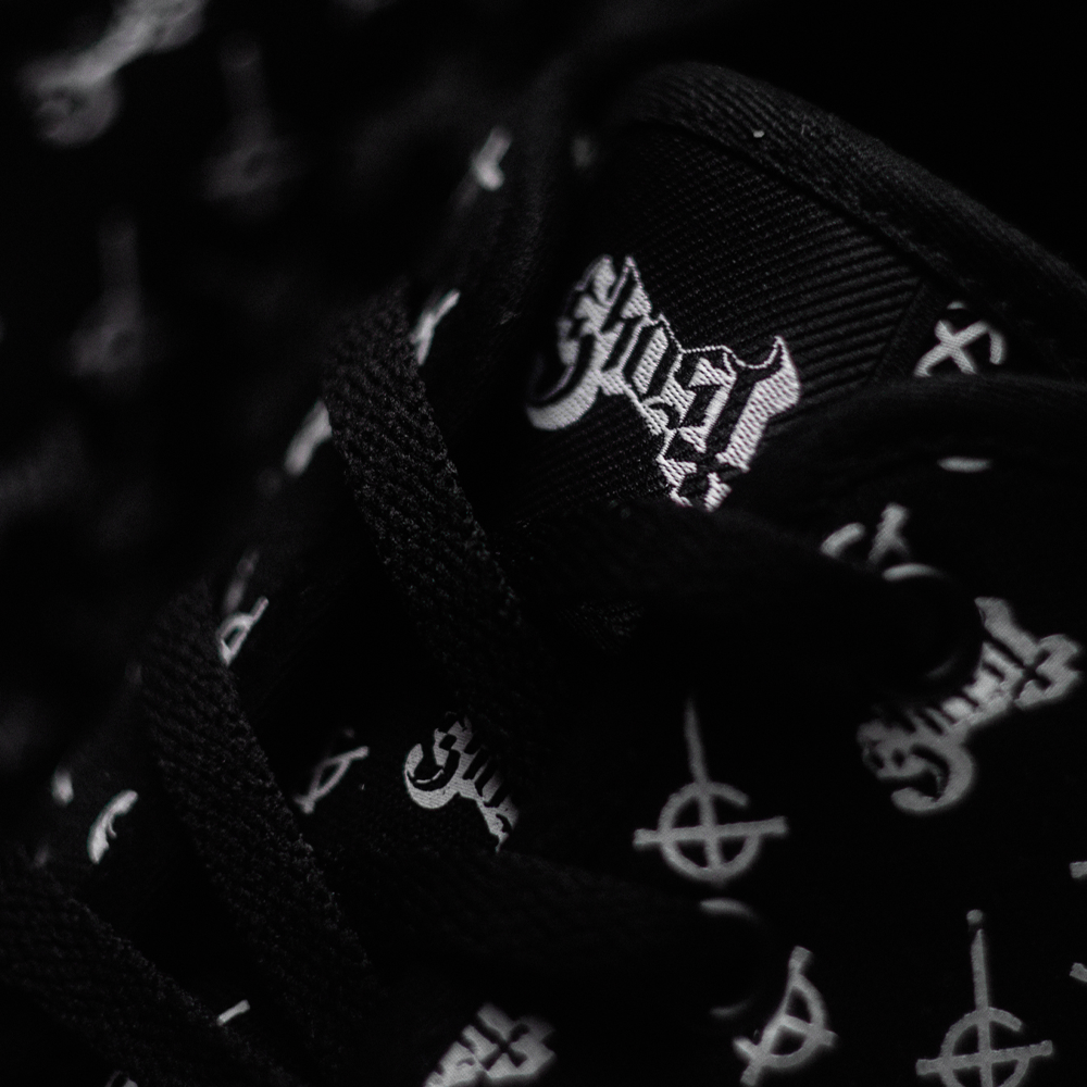 GHOST x LUGZ - Grucifix Logo Canvas Shoes