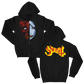 Split Face Zip Hoodie