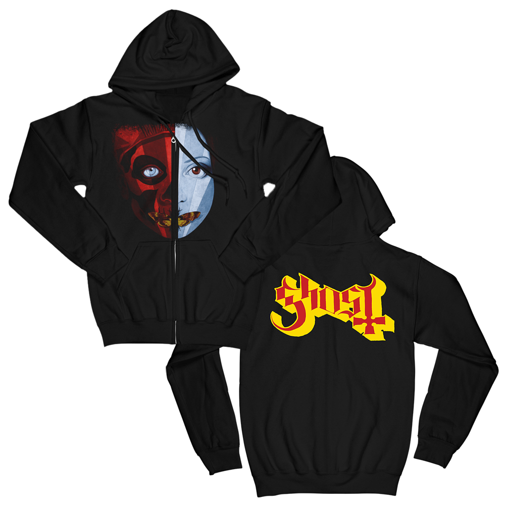 Split Face Zip Hoodie