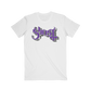 Chrome Purple Skeletá Tee