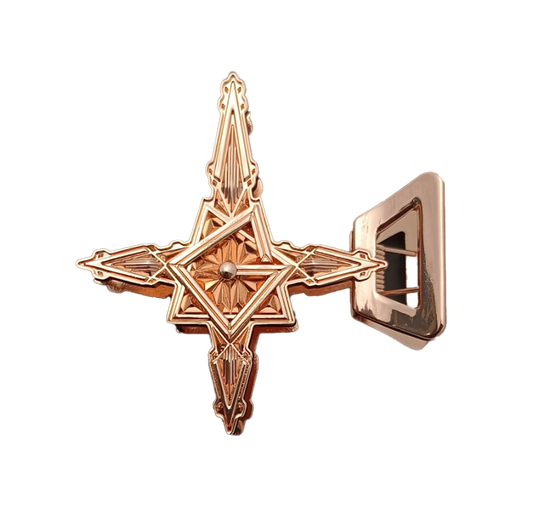 Rose Gold Grucifix Hair Clip