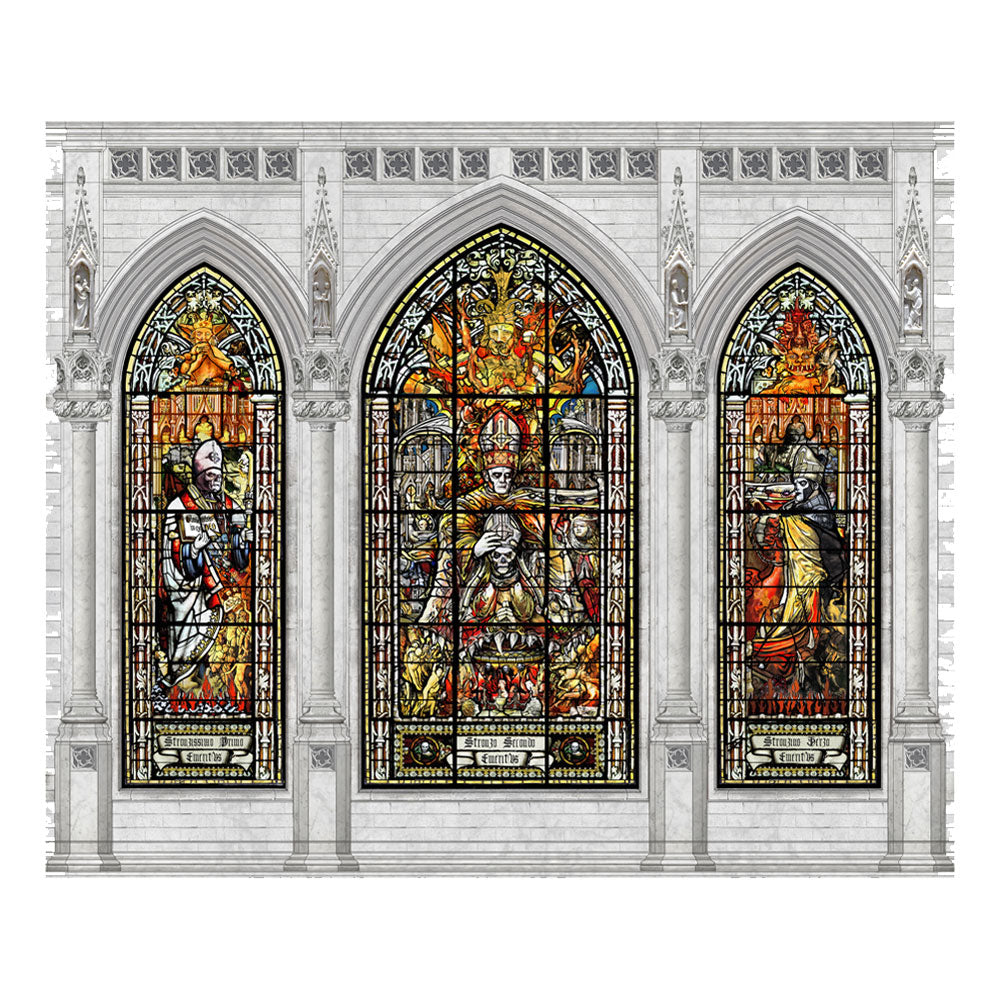 Stained Glass Backdrop Tapestry